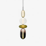 Modern Glass Pendant Light  Stacked Geometric Shapes - Product detail 31