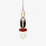 Modern Glass Pendant Light  Stacked Geometric Shapes - Product detail 54