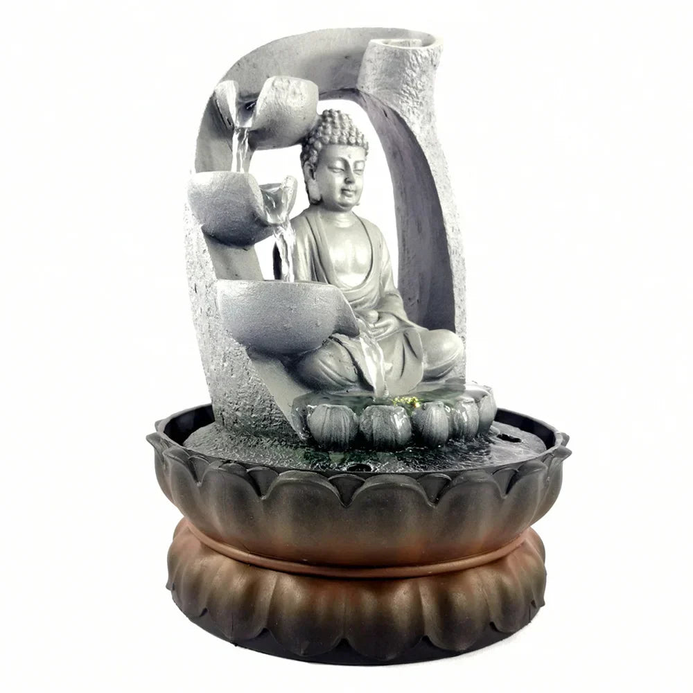 Zen Buddha Fountain  Indoor Tabletop Water Feature - Product detail 4