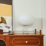 Modern Glass Table Lamp  Round Dome Design - Product example