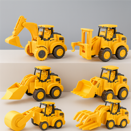 Construction Vehicle Toy Set  3-Piece Educational Building Trucks for Toddlers - Product detail 4