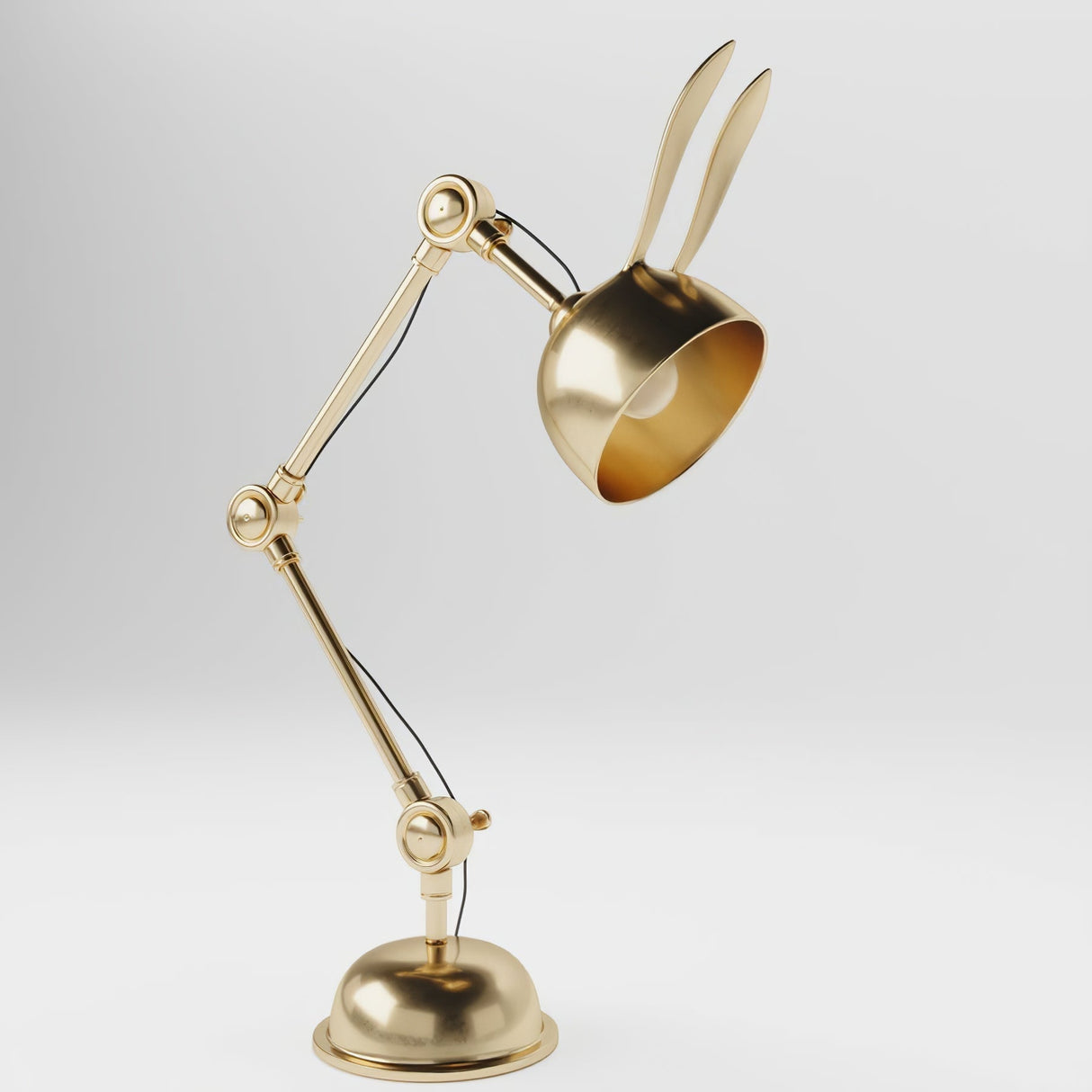Modern Task Table Lamp  Brass Rabbit Ear Design - Product detail 9