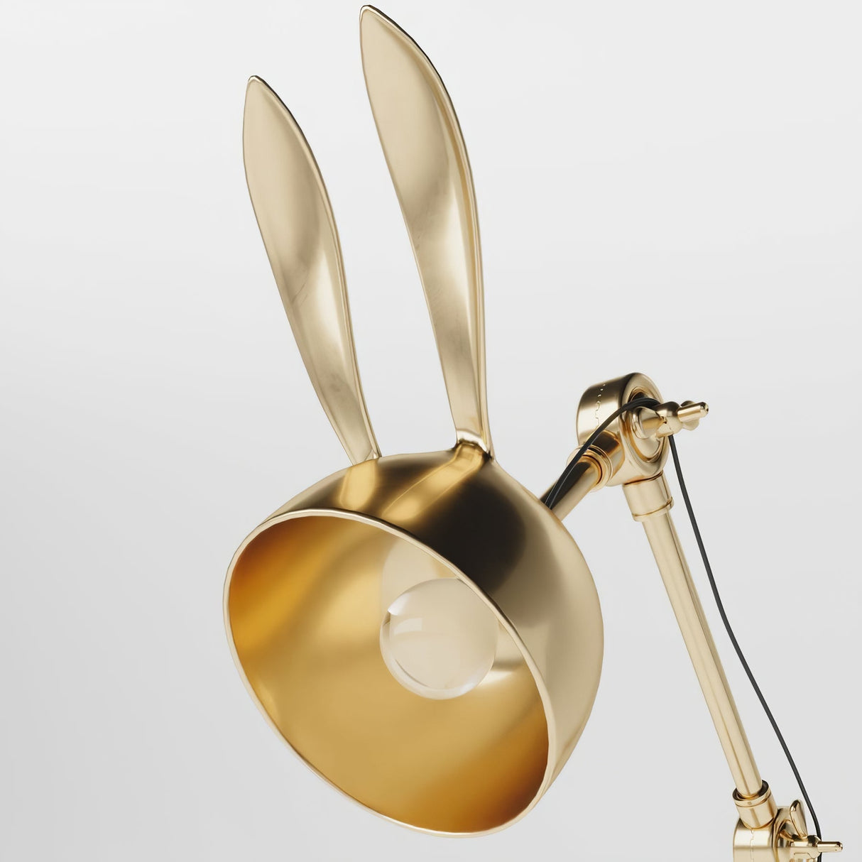 Modern Task Table Lamp  Brass Rabbit Ear Design - Product detail 13