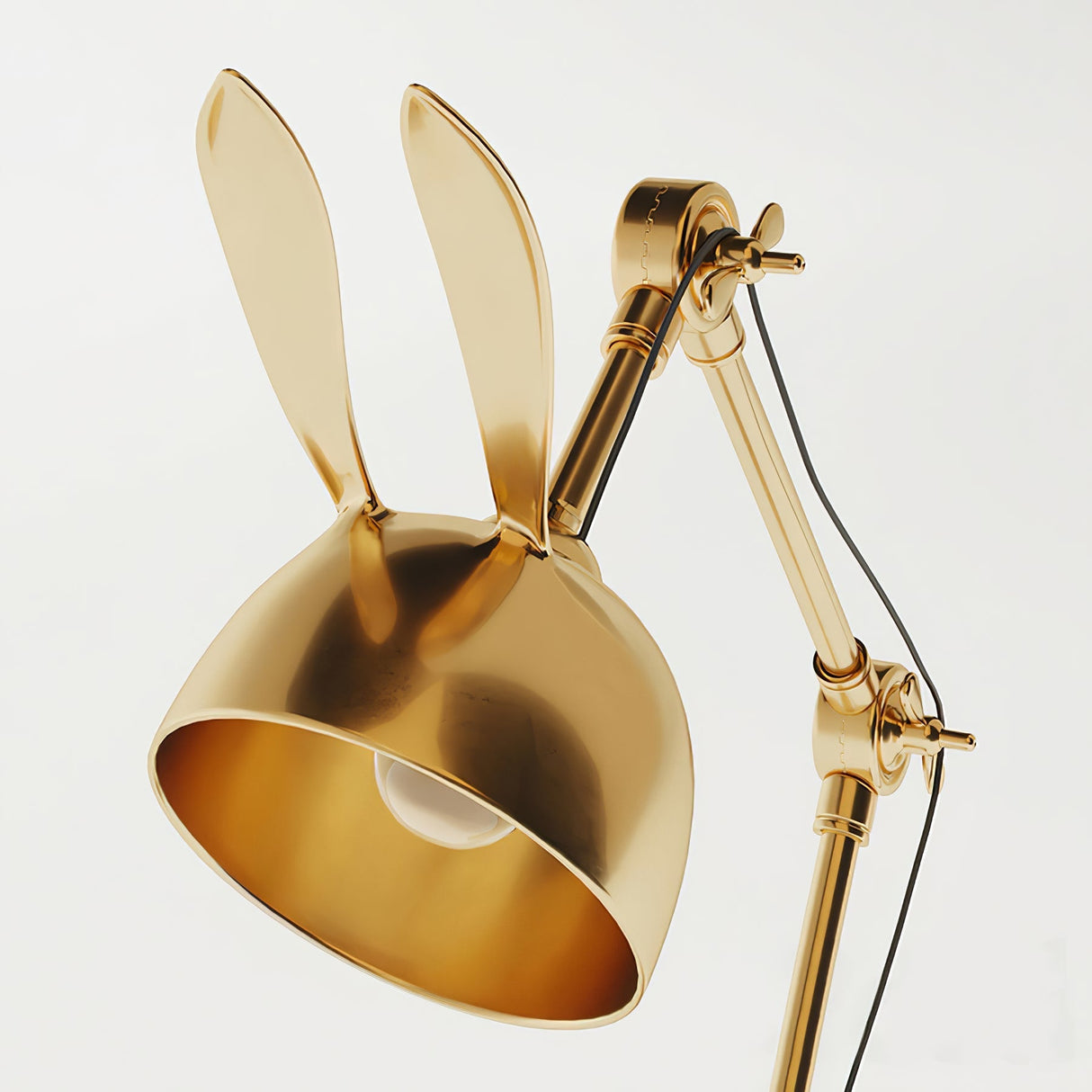 Modern Task Table Lamp  Brass Rabbit Ear Design - Product detail 10