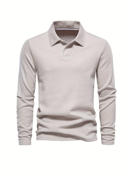 Long Sleeve Polo Shirt  Classic Tailored Design - Product detail 4