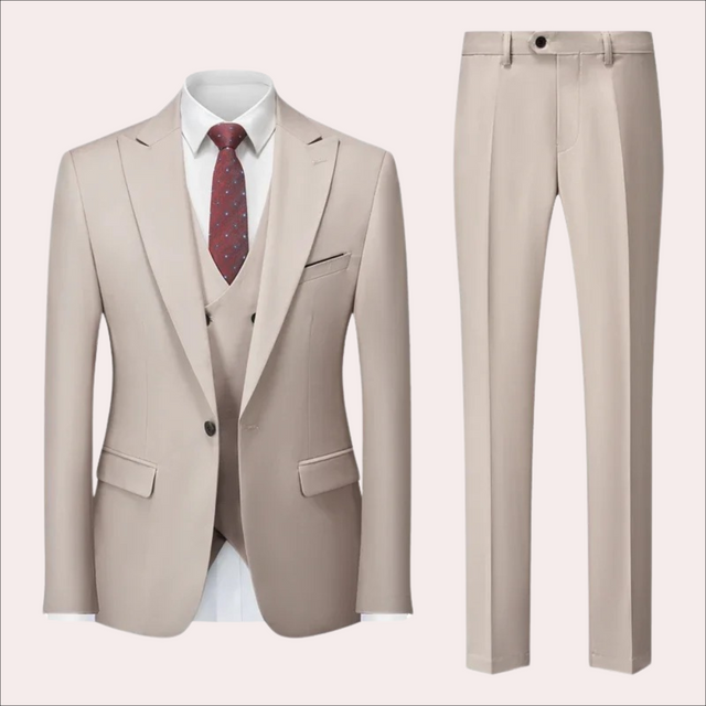 Business Casual Suit Set  Premium Acetate Two-Piece Design - Product showcase