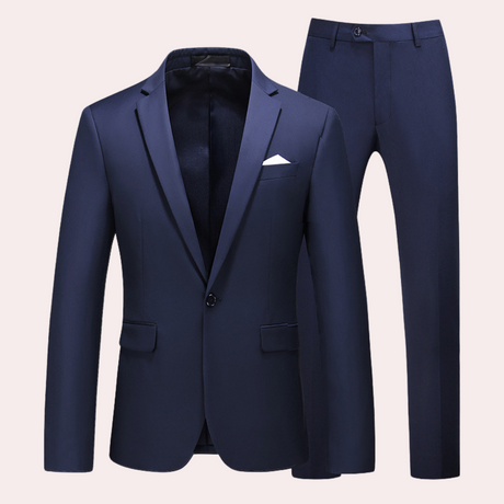 Modern Mens Suit Set  Burgundy Business Formal Wear - Product detail 9