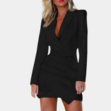 Professional Blazer Dress  Structured Shoulder Design - Product detail 6
