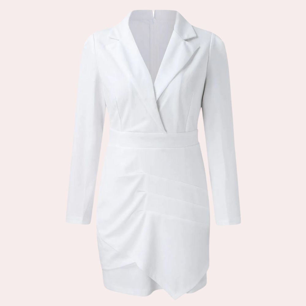 Professional Blazer Dress  Structured Shoulder Design - Product detail 5