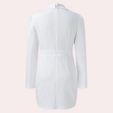 Professional Blazer Dress  Structured Shoulder Design - Product detail 4