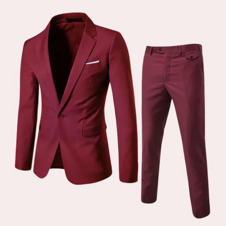 Mens Three-Piece Suit  Classic Khaki Tailored Design - Product detail 11