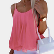 Summer Chiffon Tank Top  Flowy Sleeveless Design - Product detail 7