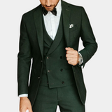 Premium Mens Suit Set  Classic Three-Piece Black Design - Product detail 9