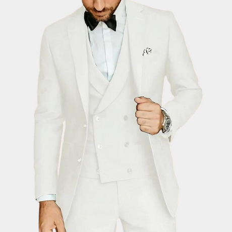 Premium Mens Suit Set  Classic Three-Piece Black Design - Product detail 10