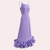 Elegant Chiffon Maxi Dress  Slim Fit Summer Evening Gown - Product detail 4