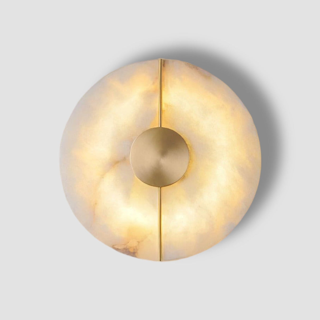 Art Deco Wall Lamp  Refined Stone  Gold Circle Design - Product detail 18