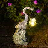 Elephant Solar Garden Light  Decorative Resin Lantern Design - Product detail 4
