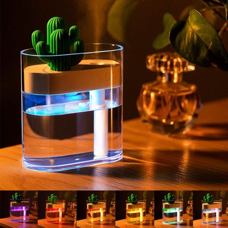 Cactus Humidifier  Ultrasonic Cool Mist with LED Lighting - Product detail 4
