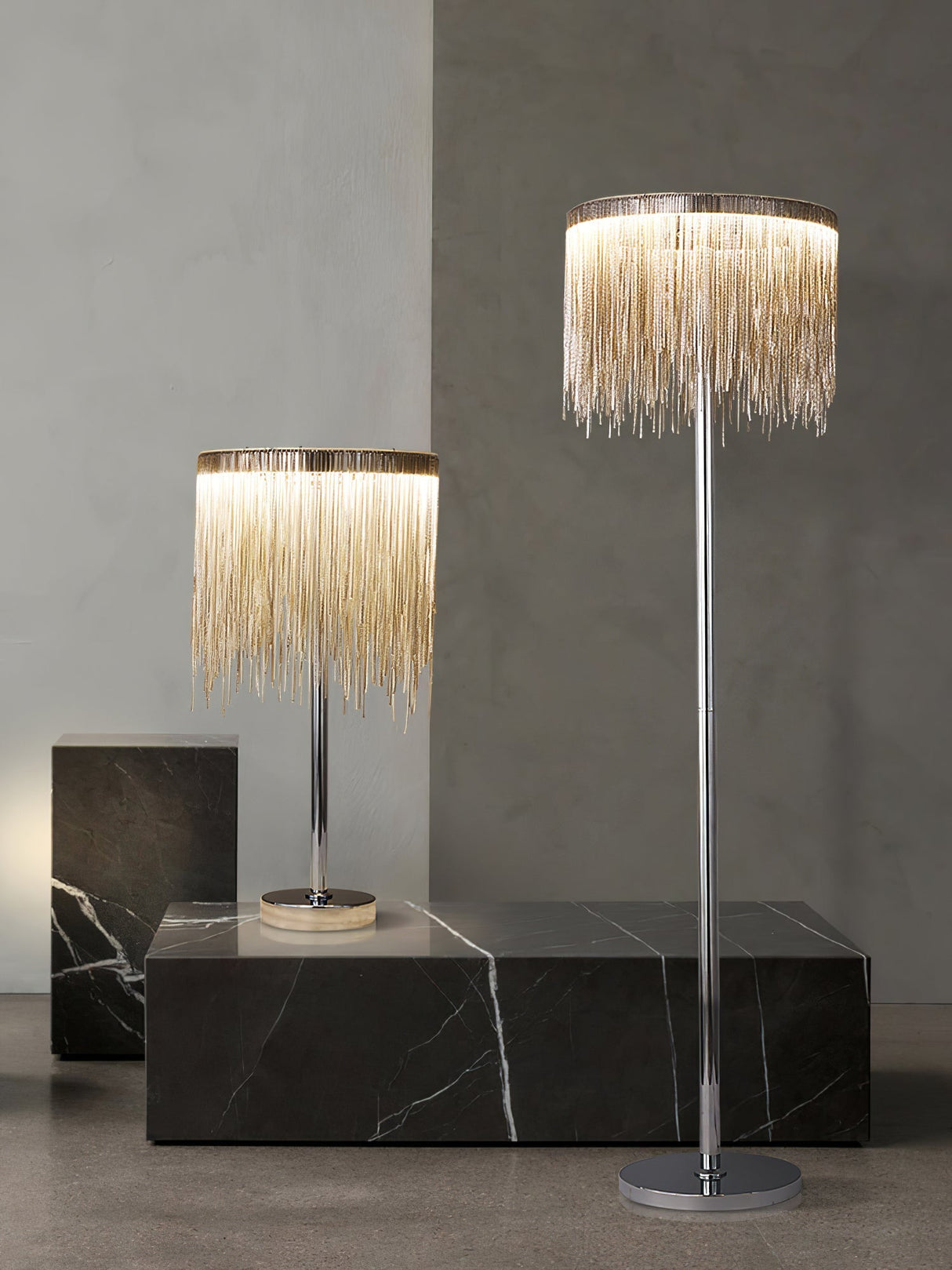 Modern Tassel Table Lamp  Chain Fringe Ambient Light - Product detail 13