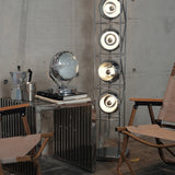 Industrial Table Lamp  Chrome Glass Metal Design - Product detail 5