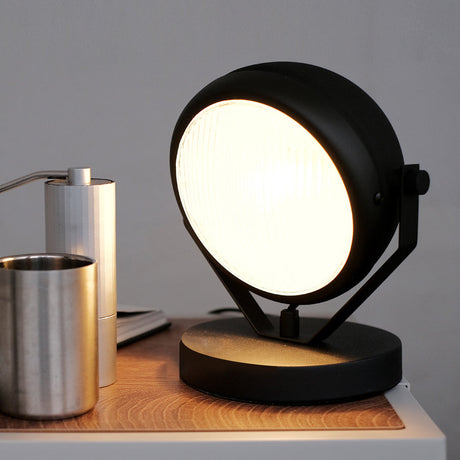 Industrial Table Lamp  Chrome Glass Metal Design - Product detail 11