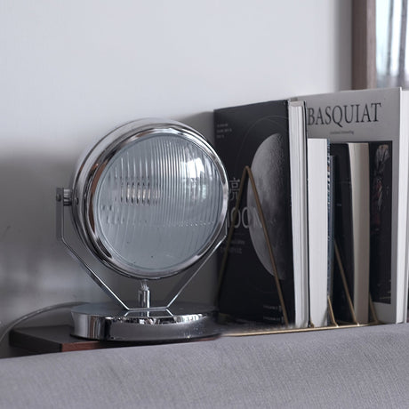 Industrial Table Lamp  Chrome Glass Metal Design - Product detail 6