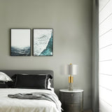 Modern Marble Table Lamp  Gold Metal and White Shade - Product detail 6