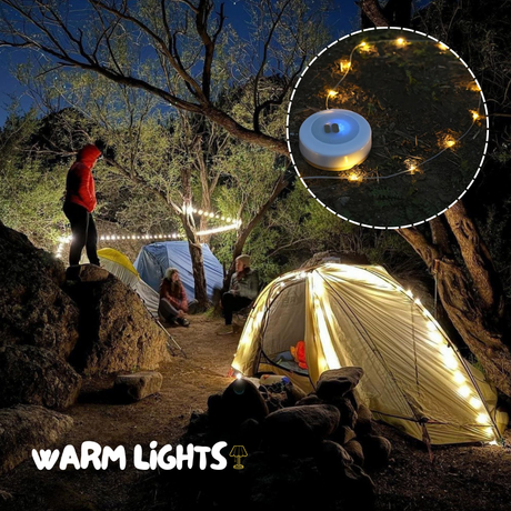 Outdoor LED String Light  Waterproof Rechargeable Camping Lantern - Product detail 7