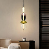 Modern Glass Pendant Light  Stacked Geometric Shapes - Product detail 18