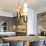 Modern Glass Pendant Light  Stacked Geometric Shapes - Product detail 7