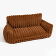 Orthopedic Dog Sofa Bed  Plush Memory Foam with Raised Headrest - Product detail 13