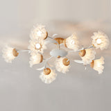 Floral Ceiling Light  White Petal Shade Design - Product detail 11