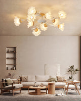 Floral Ceiling Light  White Petal Shade Design - Product detail 7