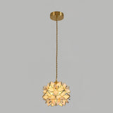 Modern Floral Pendant Light  Geometric Petal Design - Product detail 12