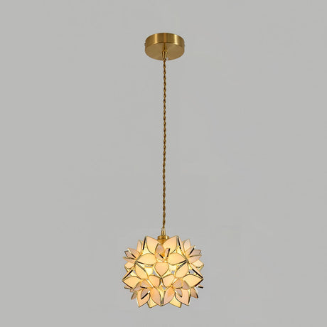 Modern Floral Pendant Light  Geometric Petal Design - Product detail 12