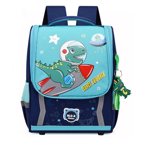 Space Explorer Kids Backpack  Dinosaur Astronaut Design - Product example