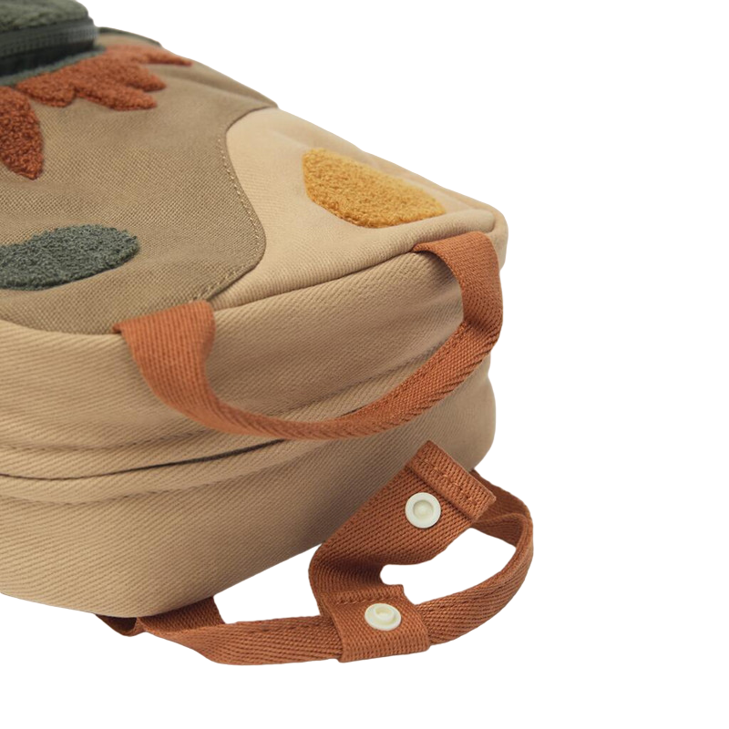 Kids Dinosaur Backpack  Embroidered Canvas Design - Product detail 4