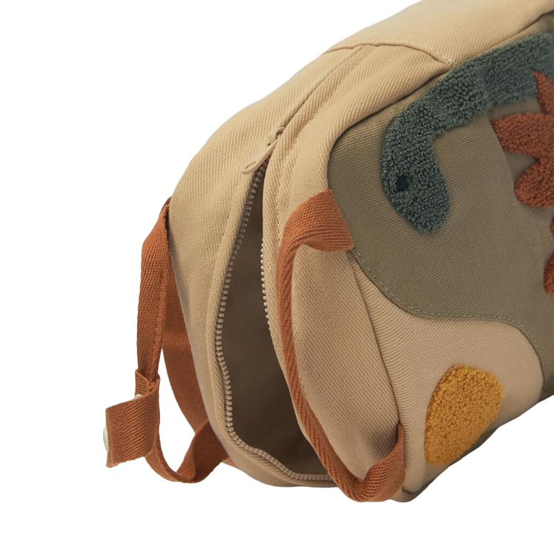 Kids Dinosaur Backpack  Embroidered Canvas Design - Product detail 5