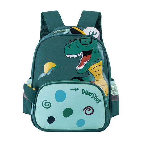 Kids Dinosaur Backpack  T-Rex Design With Glasses - Detailed view