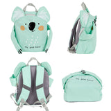 Kids Koala Backpack  Mint Green Canvas Design - Product detail 5