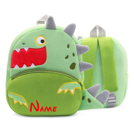 Kids Animal Backpack  Gray Elephant Design With Navy Accents - Product detail 4