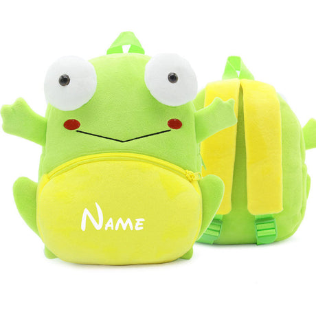 Kids Animal Backpack  Gray Elephant Design With Navy Accents - Product detail 5
