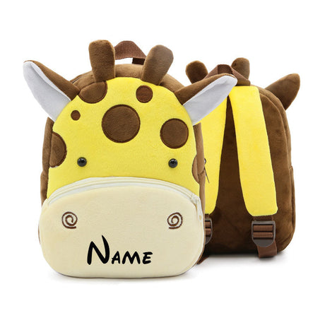 Kids Animal Backpack  Gray Elephant Design With Navy Accents - Product detail 6