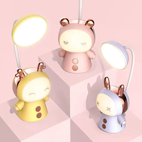 Kids Cartoon Table Lamp  LED Adjustable Desk Light - Product showcase