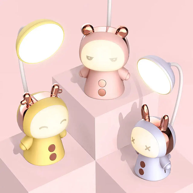 Kids Cartoon Table Lamp  LED Adjustable Desk Light - Product showcase