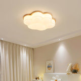 Cat Paw Ceiling Light  Wood Trim White LED Design - Product detail 4