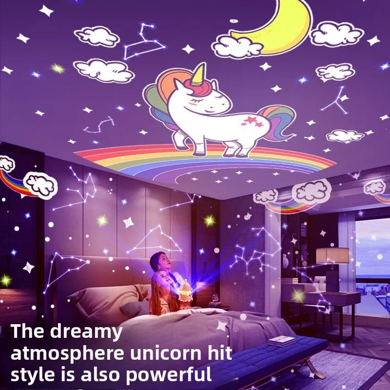 Princess Castle Night Light  Musical Star Projector with Rotating Base - Product detail 4