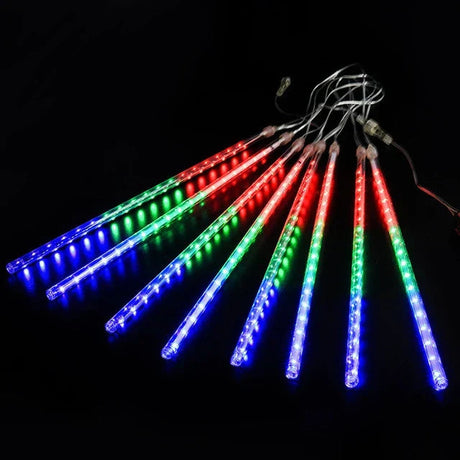 LED Meteor Shower Lights  Falling Rain Drop Christmas Decoration - Product detail 8