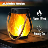 Solar Flame Lantern  Waterproof Flickering LED Outdoor Light - Detailed view