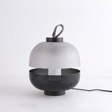 Modern Table Lamp  Mesh Metal and Frosted Glass Design - Product detail 8